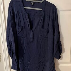 Torrid Harper 3/4 Sleeve Blouse